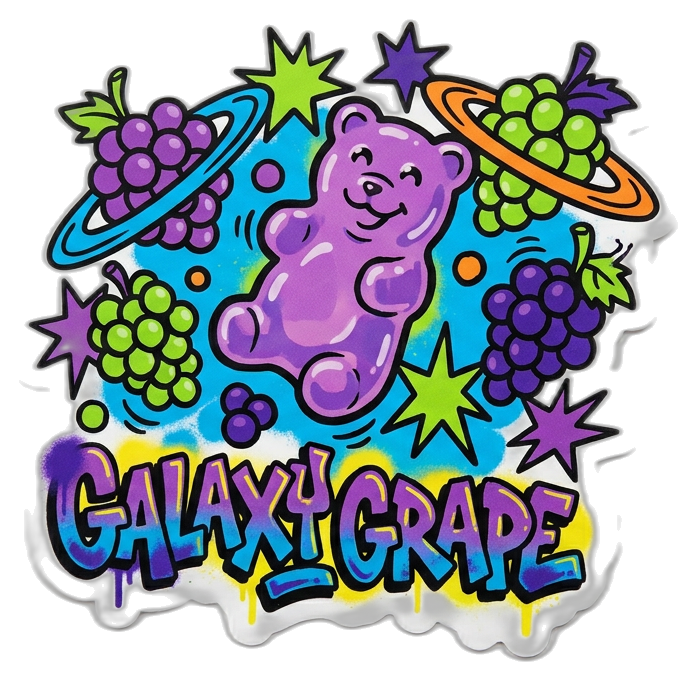 Galaxy Grape 50mg Gummy