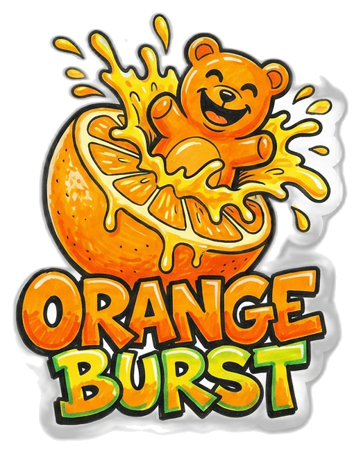 Orange Burst 50mg Gummy