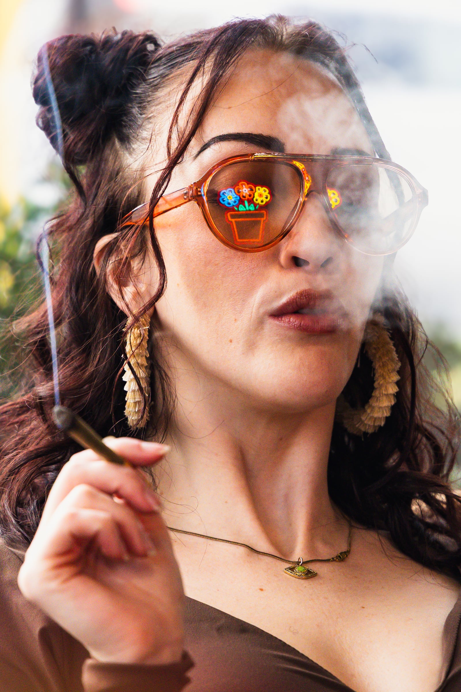 Portrait with sunglasses